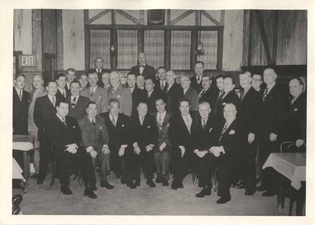 Group photo with Michael Howlett, Richard J. Daley, and others