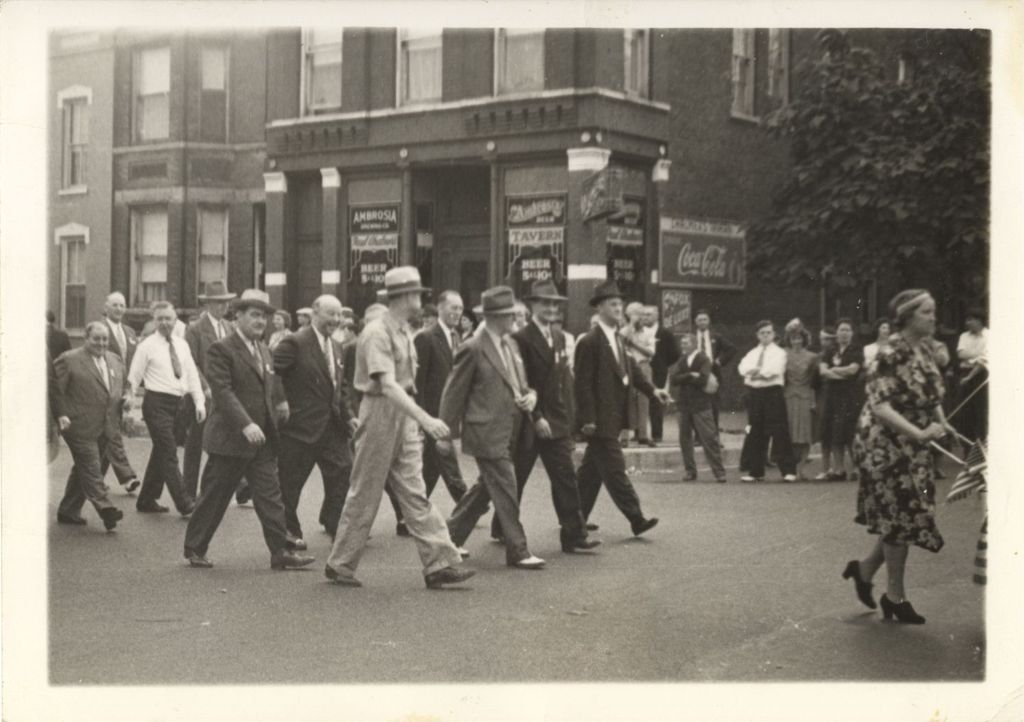Miniature of Marchers in 11th Ward parade