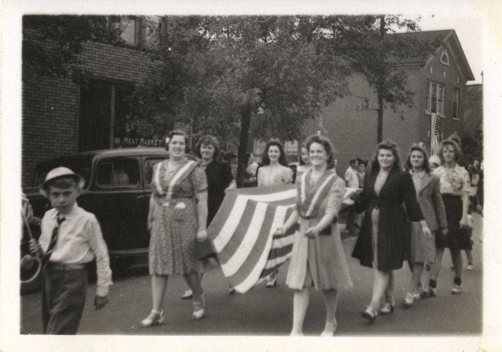 Miniature of Women marching in 11th Ward Parade