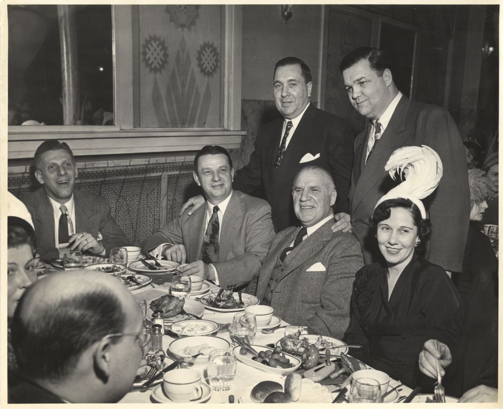 Richard J. Daley and Michael Howlett at a dining event