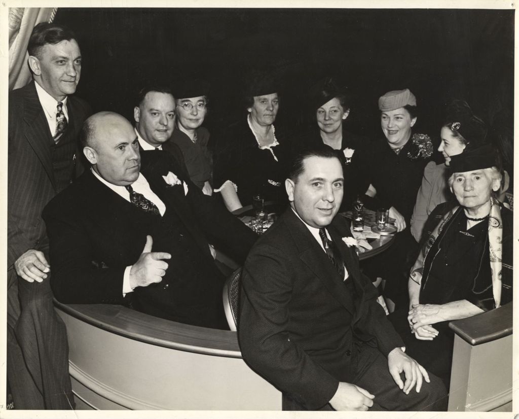 Miniature of 11th Ward Dinner, Richard J. Daley and others