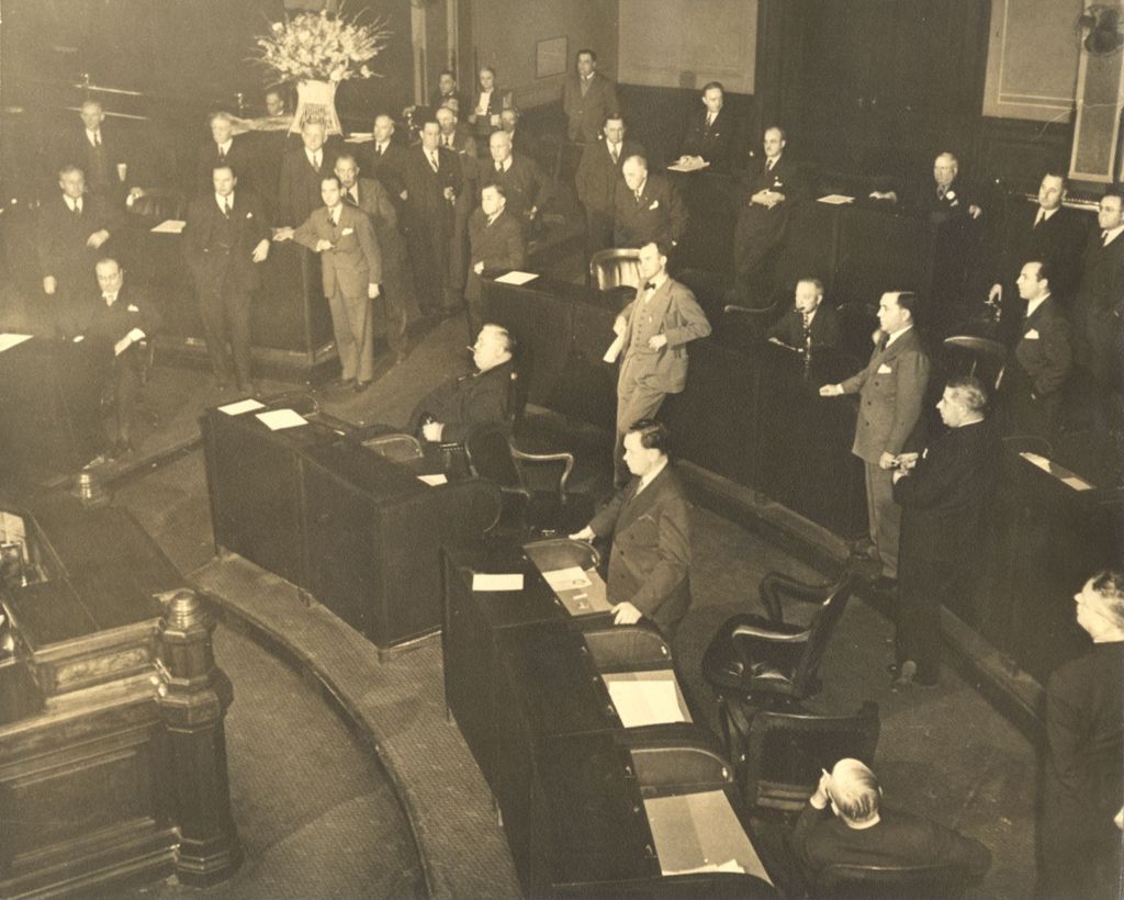 Miniature of First session of the Illinois Senate
