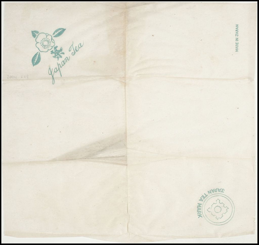 Souvenir Paper from Japan Tea Company, 1933-1934