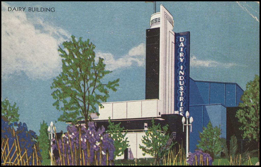 Miniature of Dairy building, Woods series 1 (postcard 13) 1933-1934