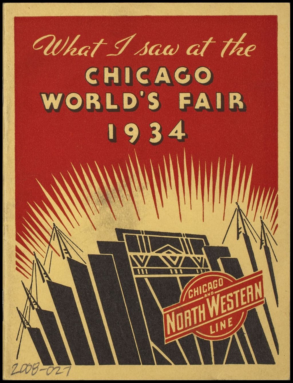 Miniature of Souvenir "What I Saw at the Chicago World's fair, 1934 booklet