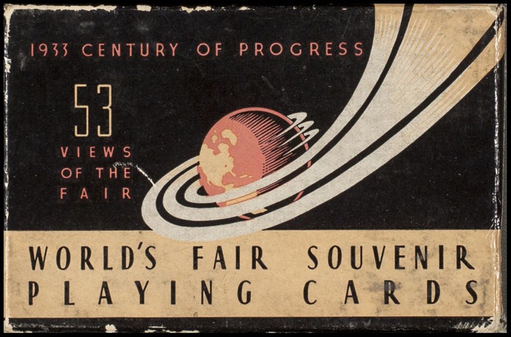 Miniature of "53 views of the fair" playing cards, 1933-1934