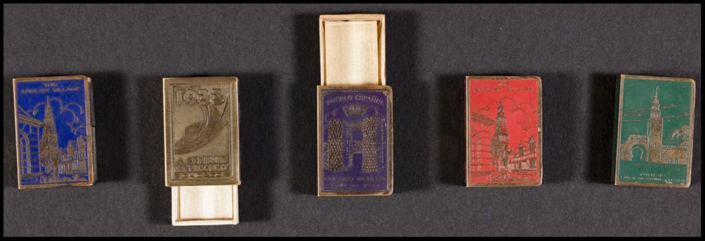 Souvenir matchboxes
