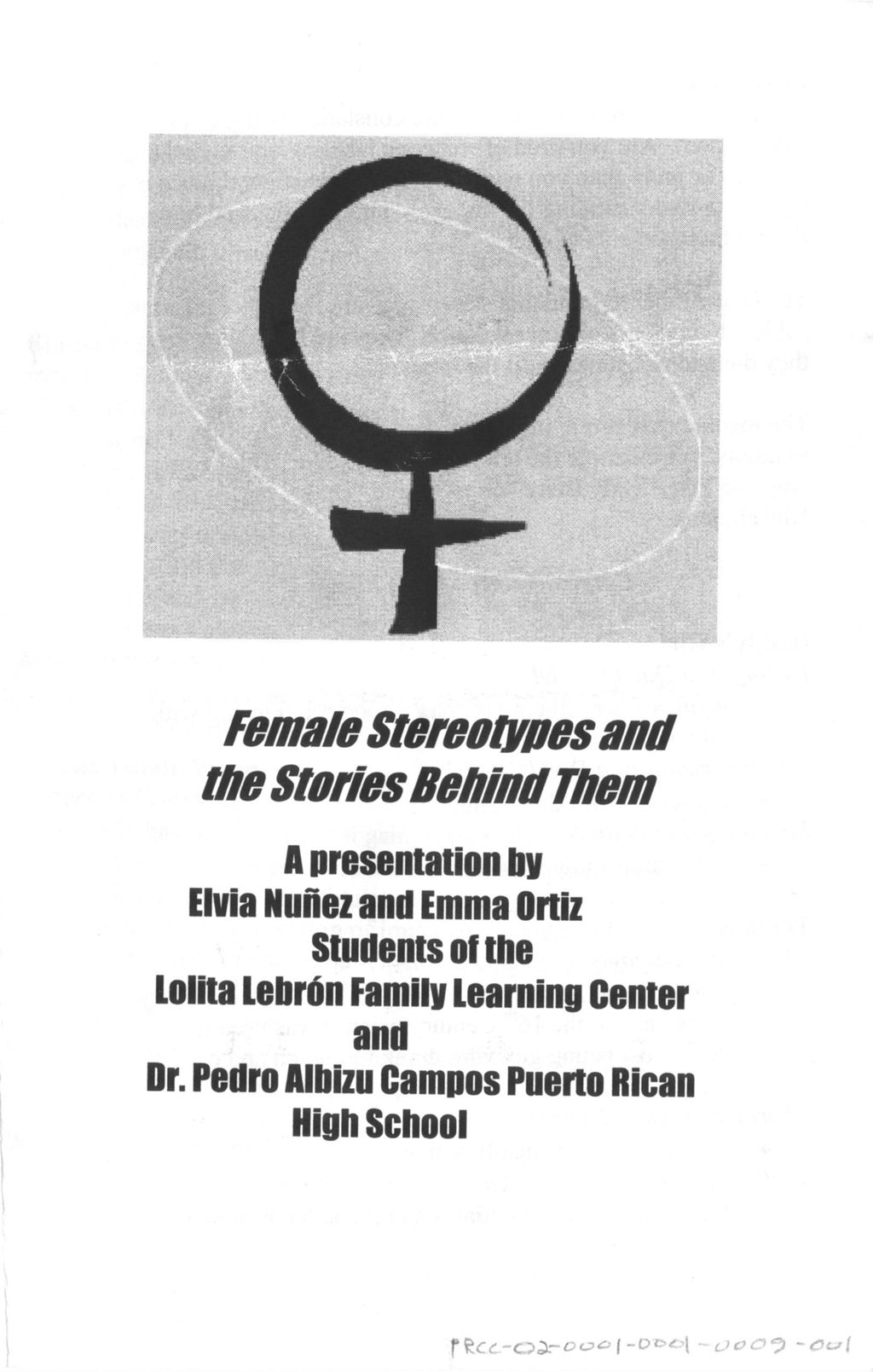Miniature of Female Stereotypes and the Stories Behind Them: A presentation by Elvia Nuñez and Emma Ortiz