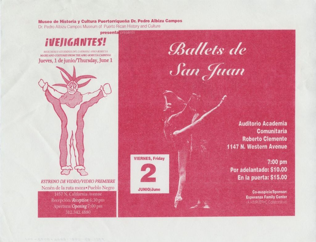 Miniature of Ballets de San Juan flier