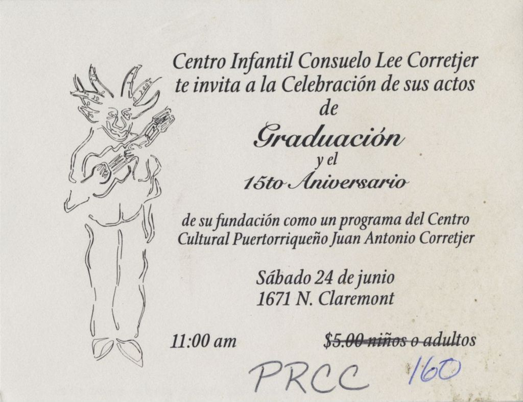 Miniature of Centro Infantil Consuelo Lee Corretjer Graduation Invitation