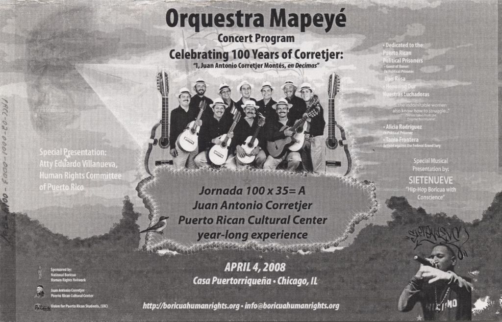 Orquestra Mapeyé Concert Program
