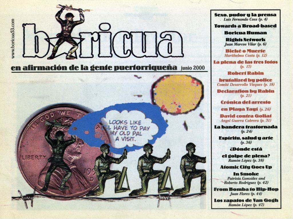Miniature of Newspaper: Boricua en afirmación de la genté puertorriqueña