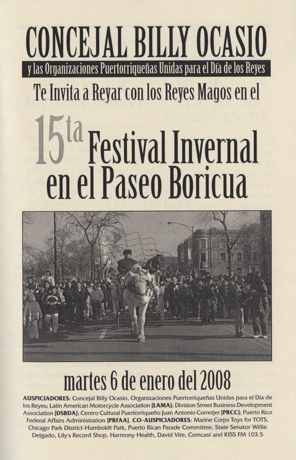 15th Festival Invernal en el Paseo Boricua