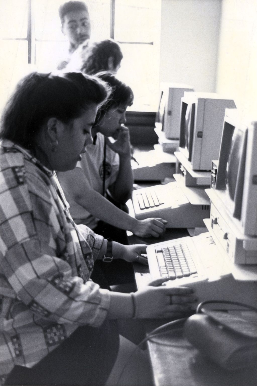 Miniature of Students working in computer lab classroom