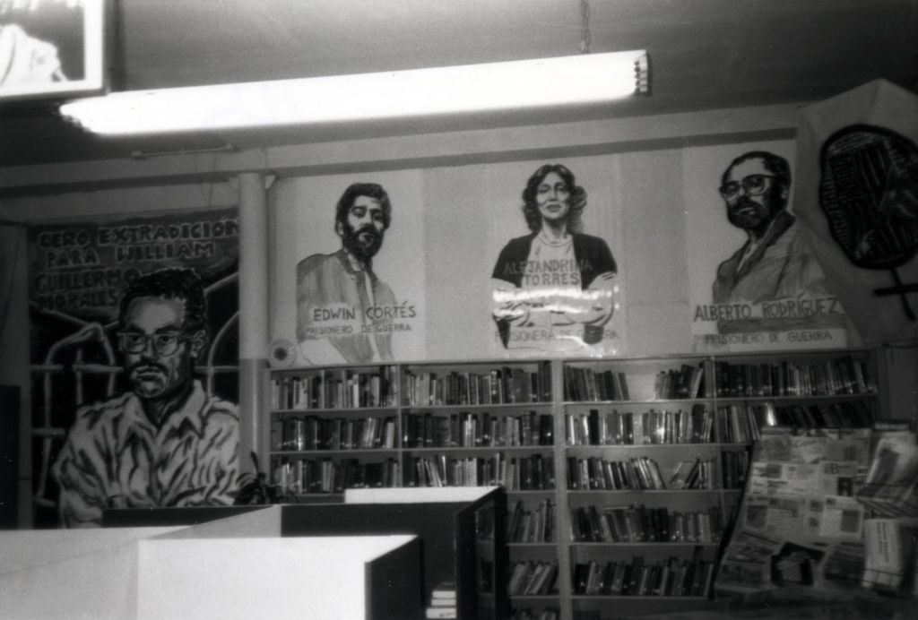 Miniature of Mural portrait paintings of incarcerated Puerto Rican nationalists in the Library at the Puerto Rican Cultural Center