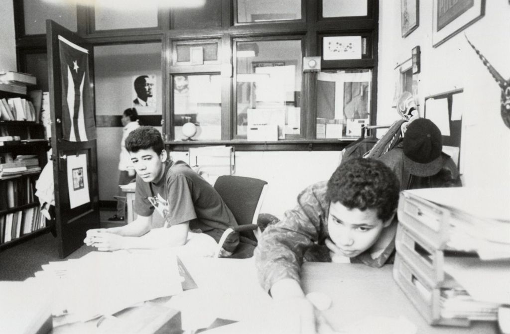 Miniature of Students in an office