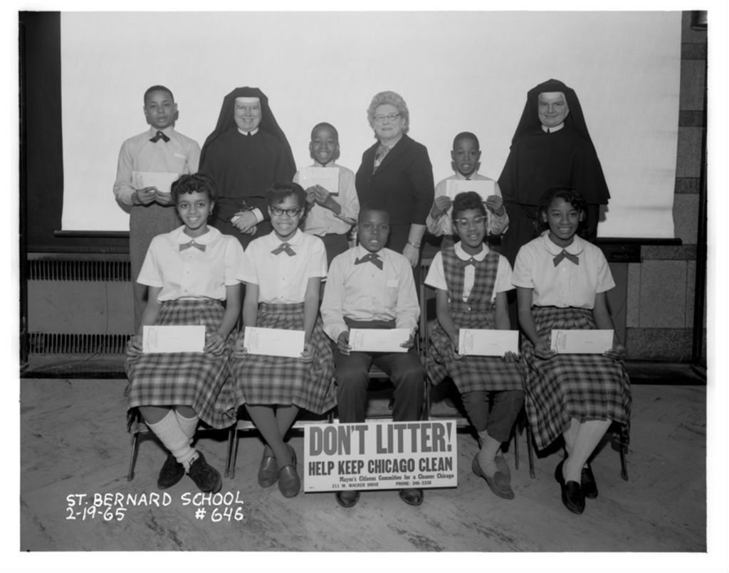 Junior Citizen's Committee: Saint Bernard School through Saint Catherine of Genoa School (Folder 588)