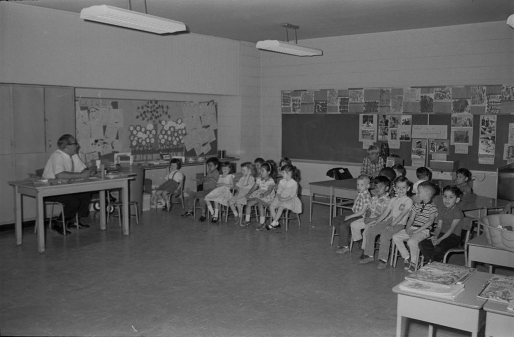 Miniature of Mather School and other unidentified community activities, 1966 (Folder 597)