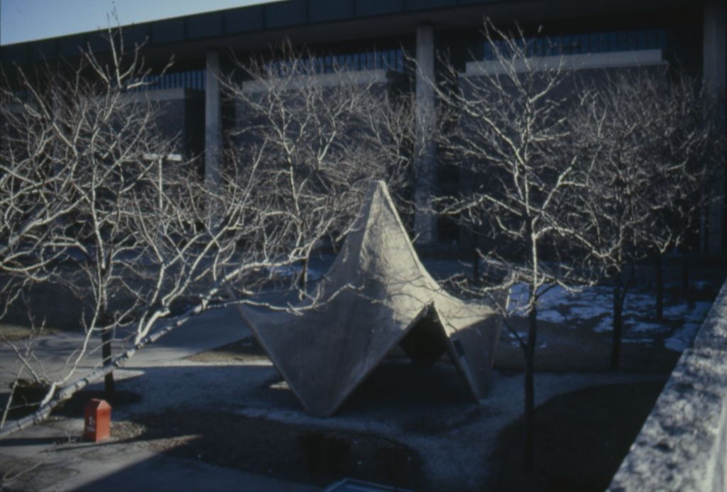 Miniature of Hyperbolic Paraboloid Shell Structure, University of Illinois at Chicago