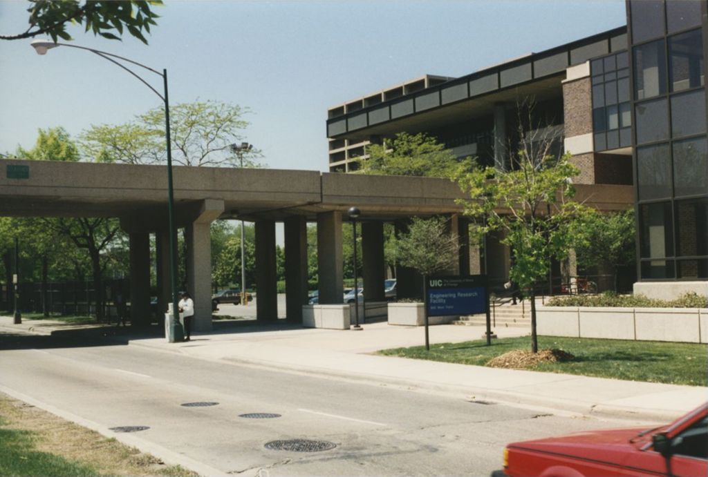 Miniature of Elevated walkways shortly before demolition, University of Illinois at Chicago