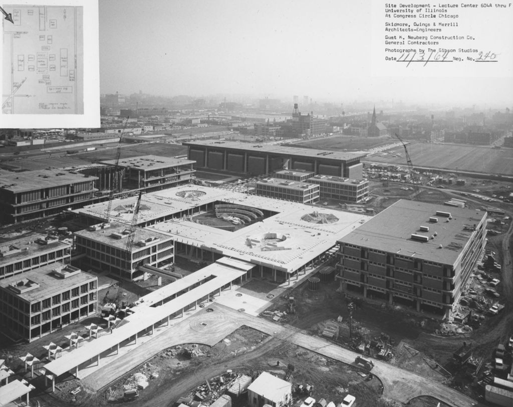 Miniature of Campus view during construction