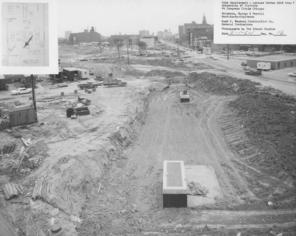 Miniature of Campus view during construction