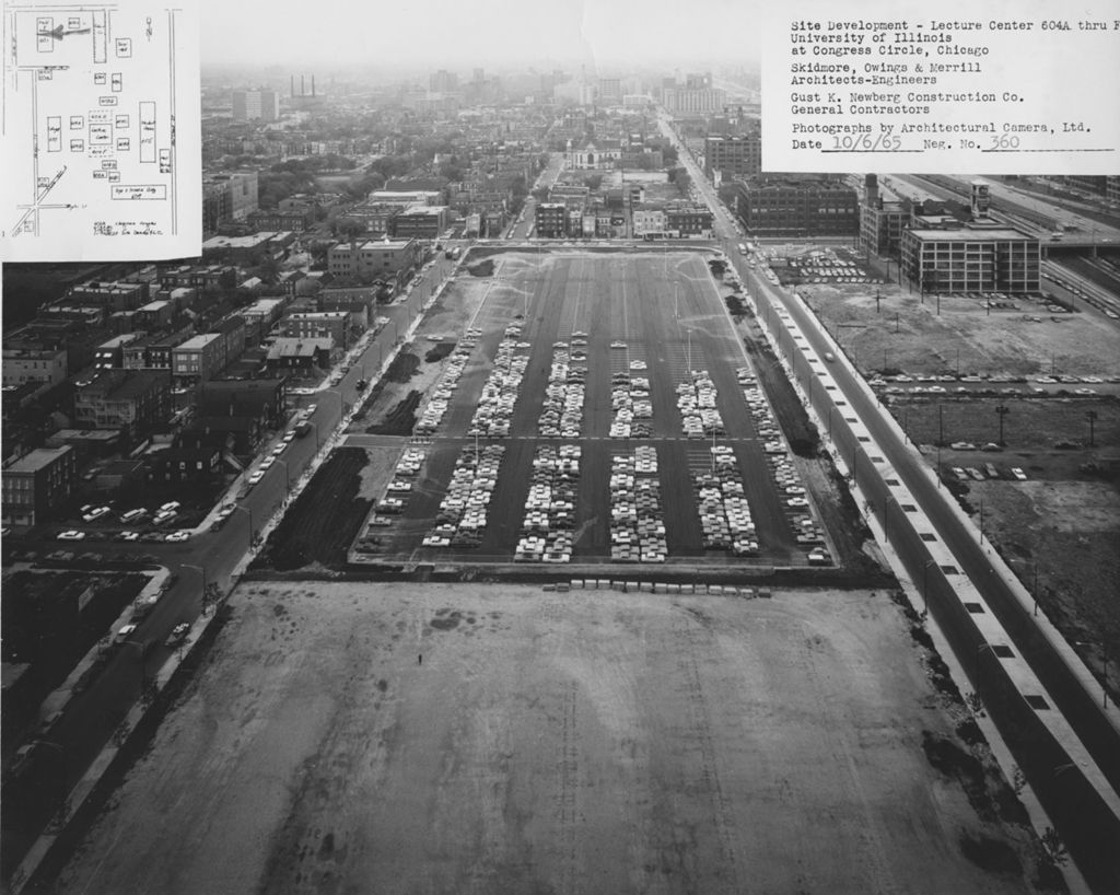 Miniature of Parking lots, University of Illinois at Chicago Circle
