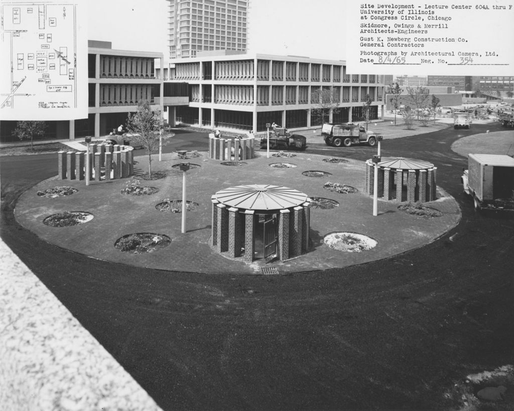 Miniature of Campus view towards Douglas Hall, University of Illinois at Chicago Circle