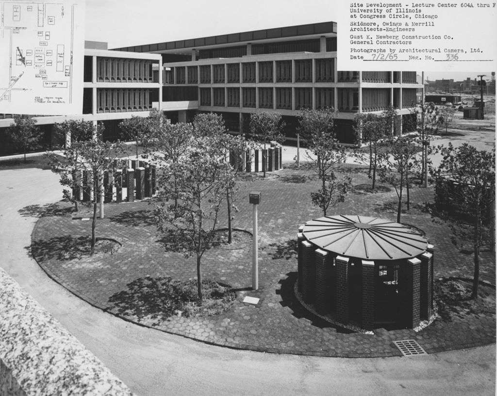 Miniature of Campus view towards Burnham Hall