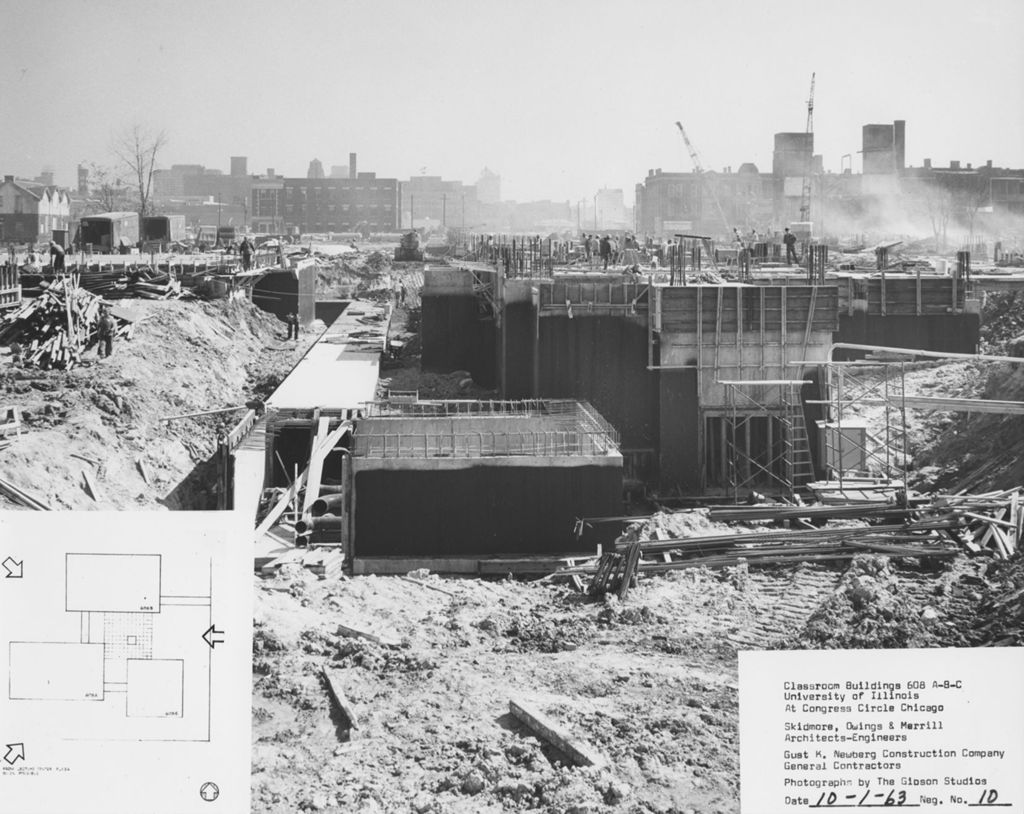 Construction of Classroom Buildings, University of Illinois at Chicago Circle