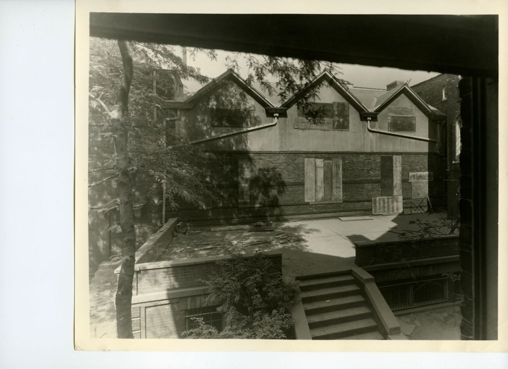 Miniature of Jane Addams' Hull-House Dining Hall Restoration, University of Illinois at Chicago Circle