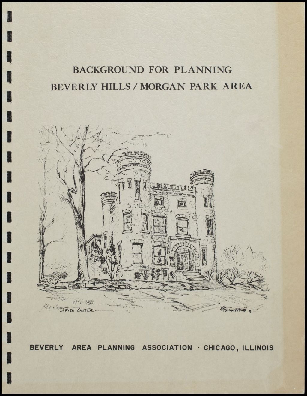 Publication - 'Background for Planning Beverly Hills/Morgan Park Area' (Folder 161)