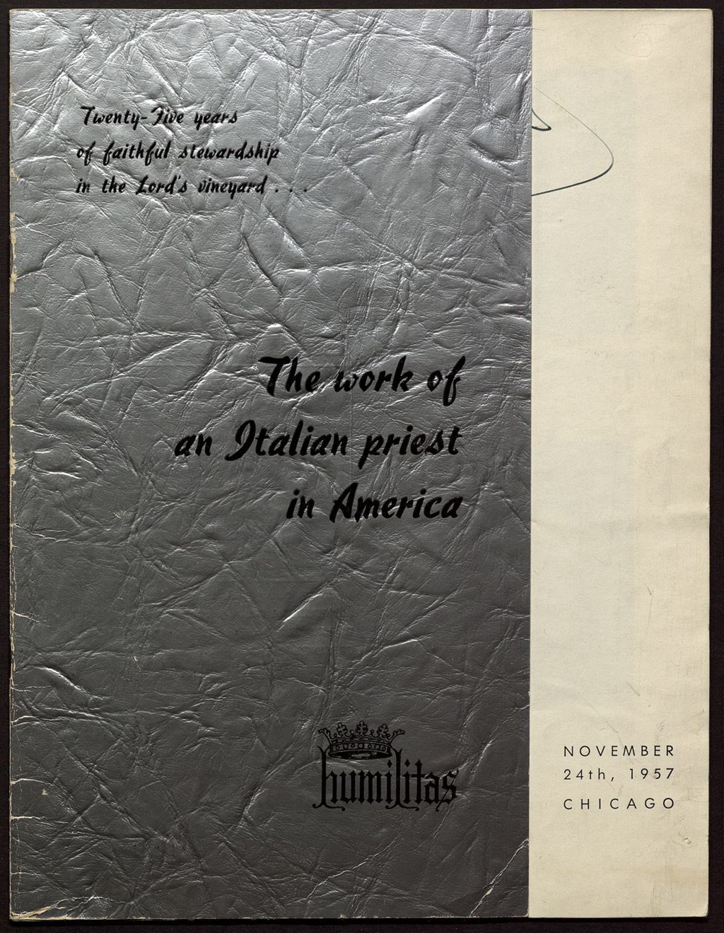 Miniature of Valiani, Maria. Programs. (Folder 641)