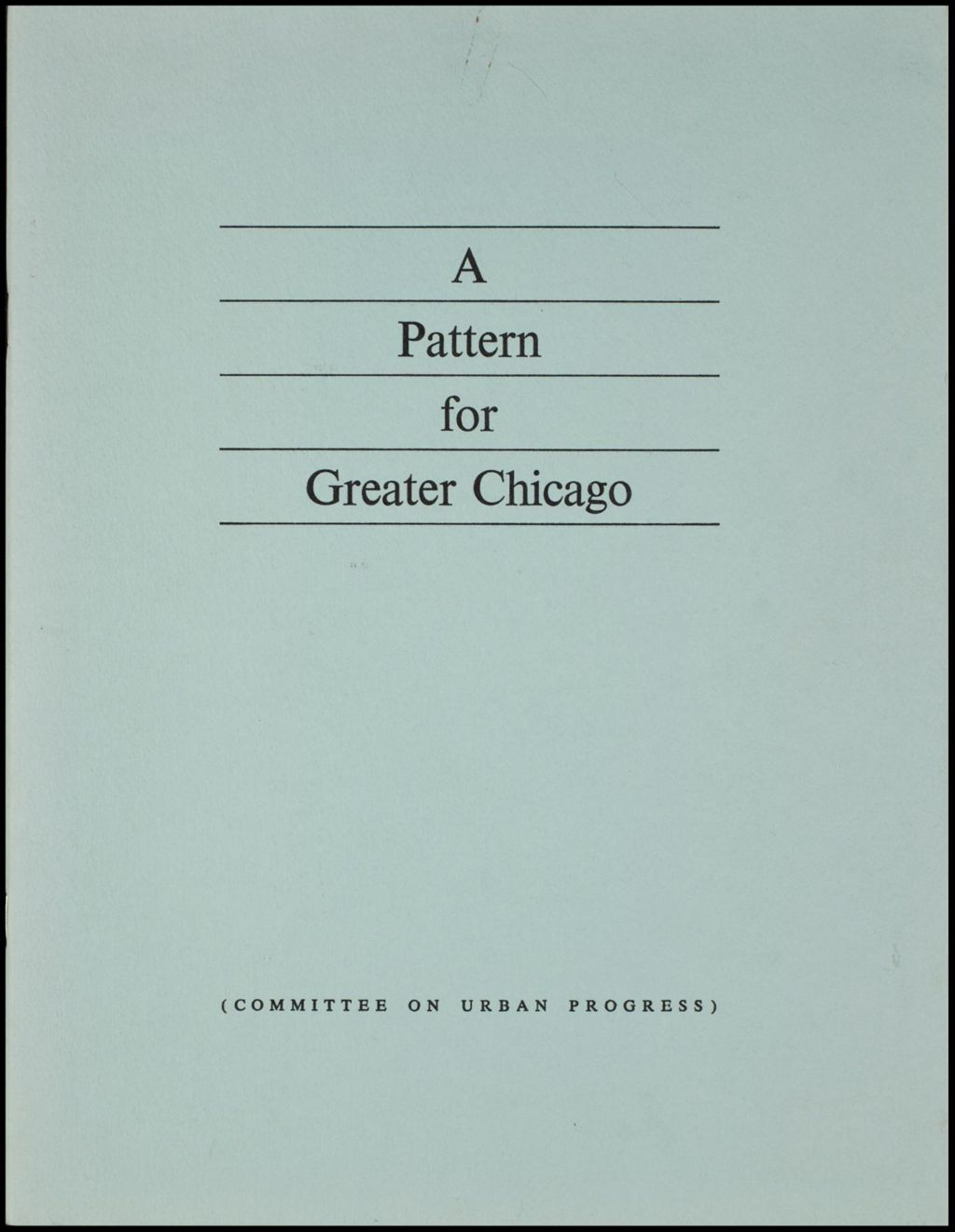 City of Chicago - housing, urban renewal, race relations, 1964-1965 (Folder 205)