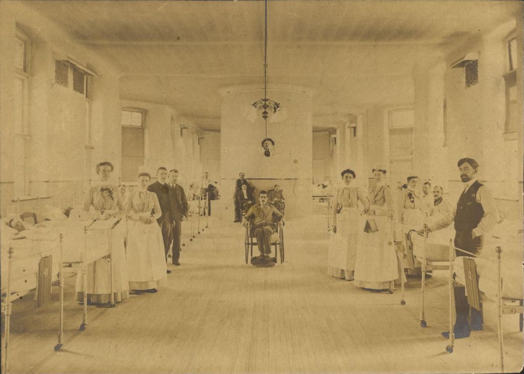 Miniature of F.A. Besley, M.D., et al, Cook County Hospital Ward I