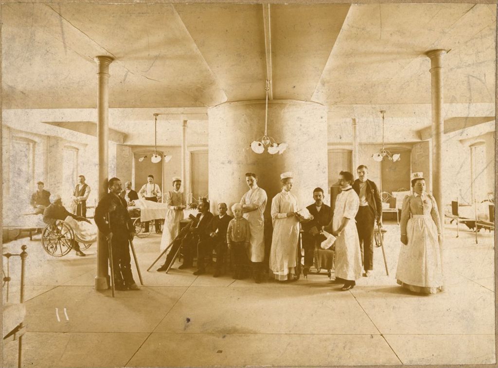 Miniature of F.A. Besley, M.D., et al, Cook County Hospital Ward I