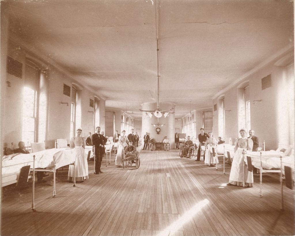 Miniature of F.A. Besley, M.D., et al, Cook County Hospital Ward