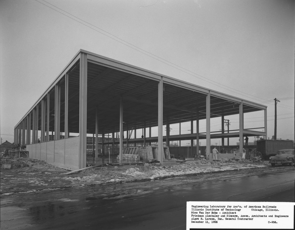 Federal Street: Illinois Institute of Technology, Association of American Railroads, Engineering Laboratory (Folder 50)
