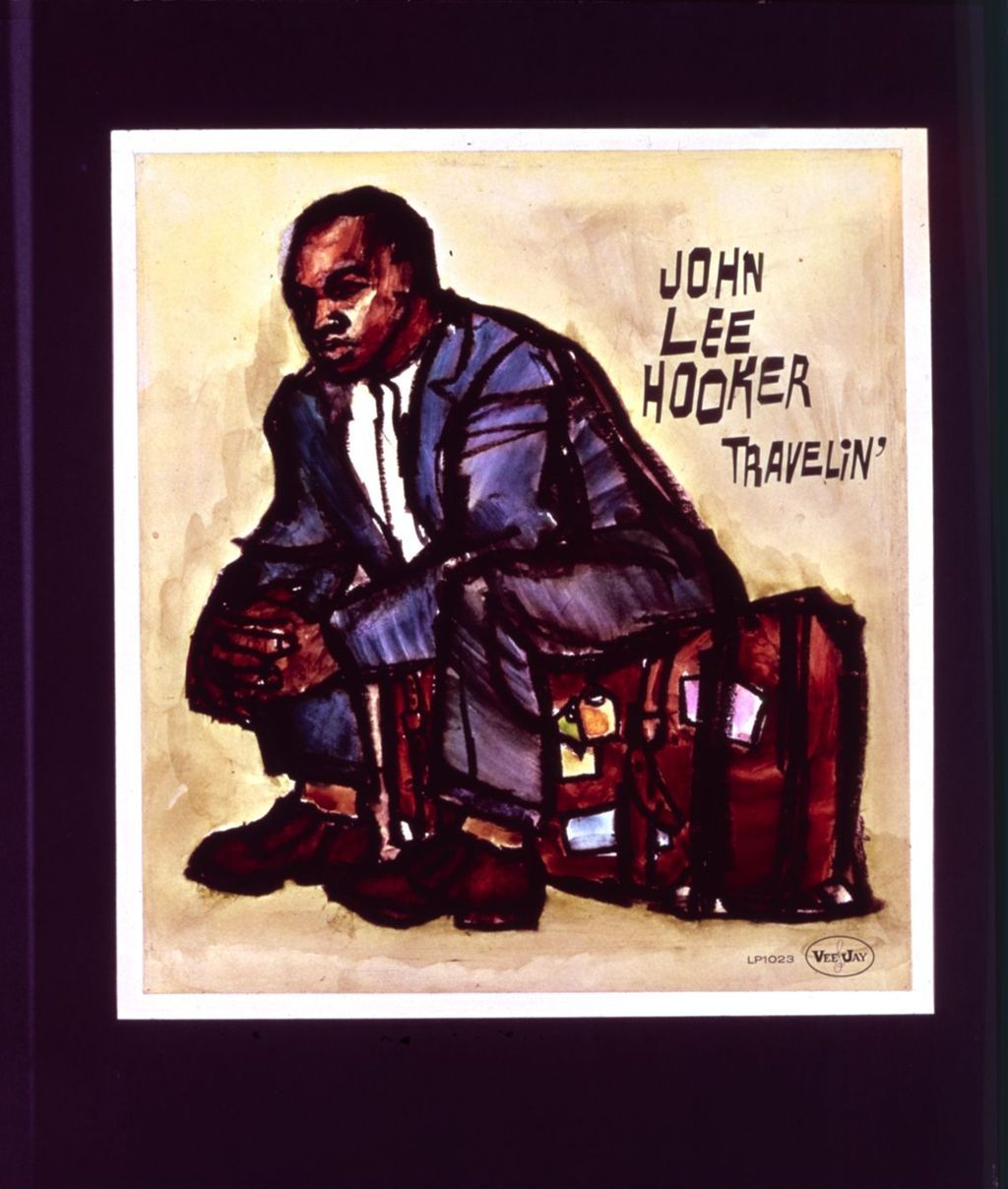 Travelin', John Lee Hooker, album cover