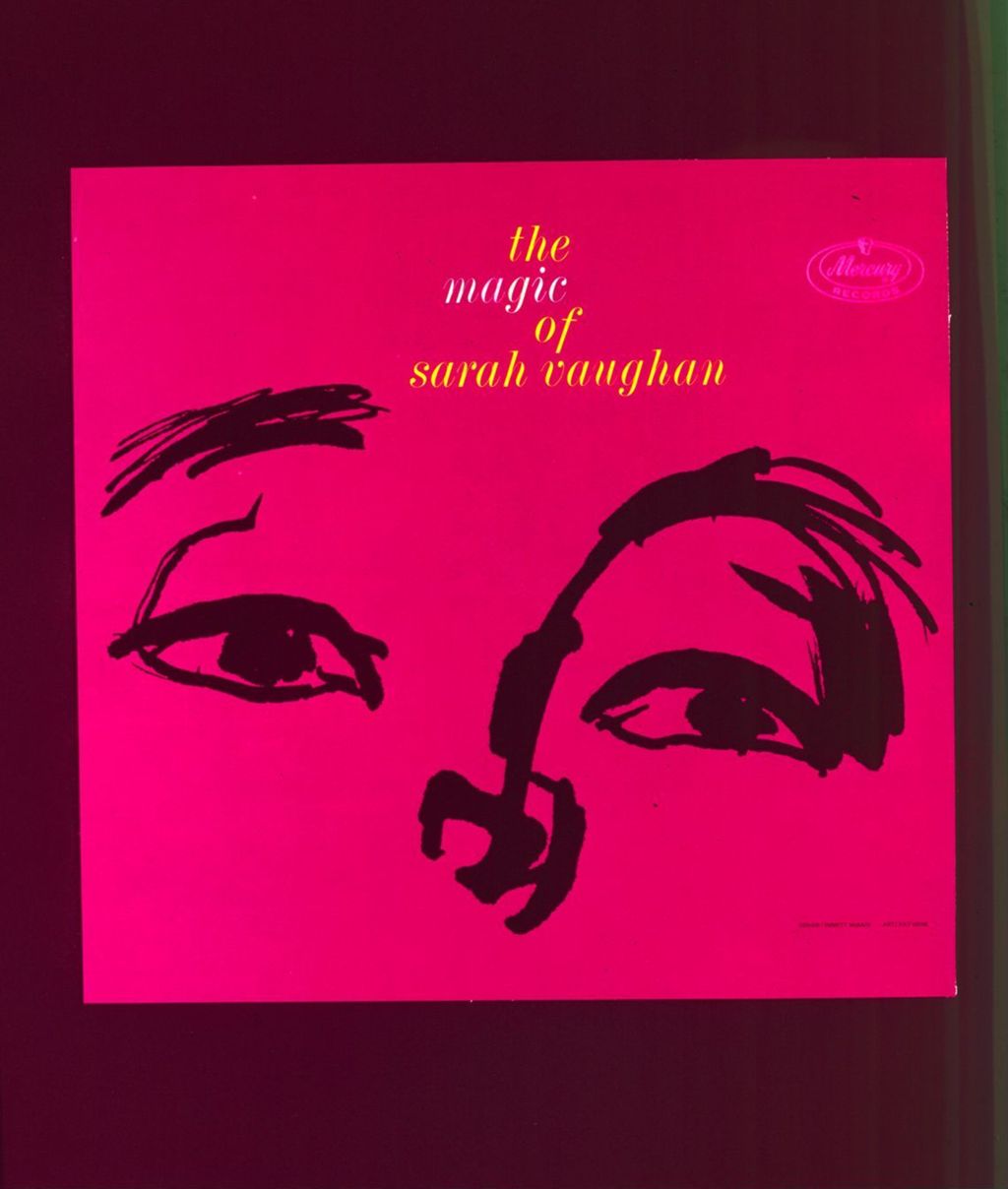 Miniature of The magic of Sarah Vaughan, album cover