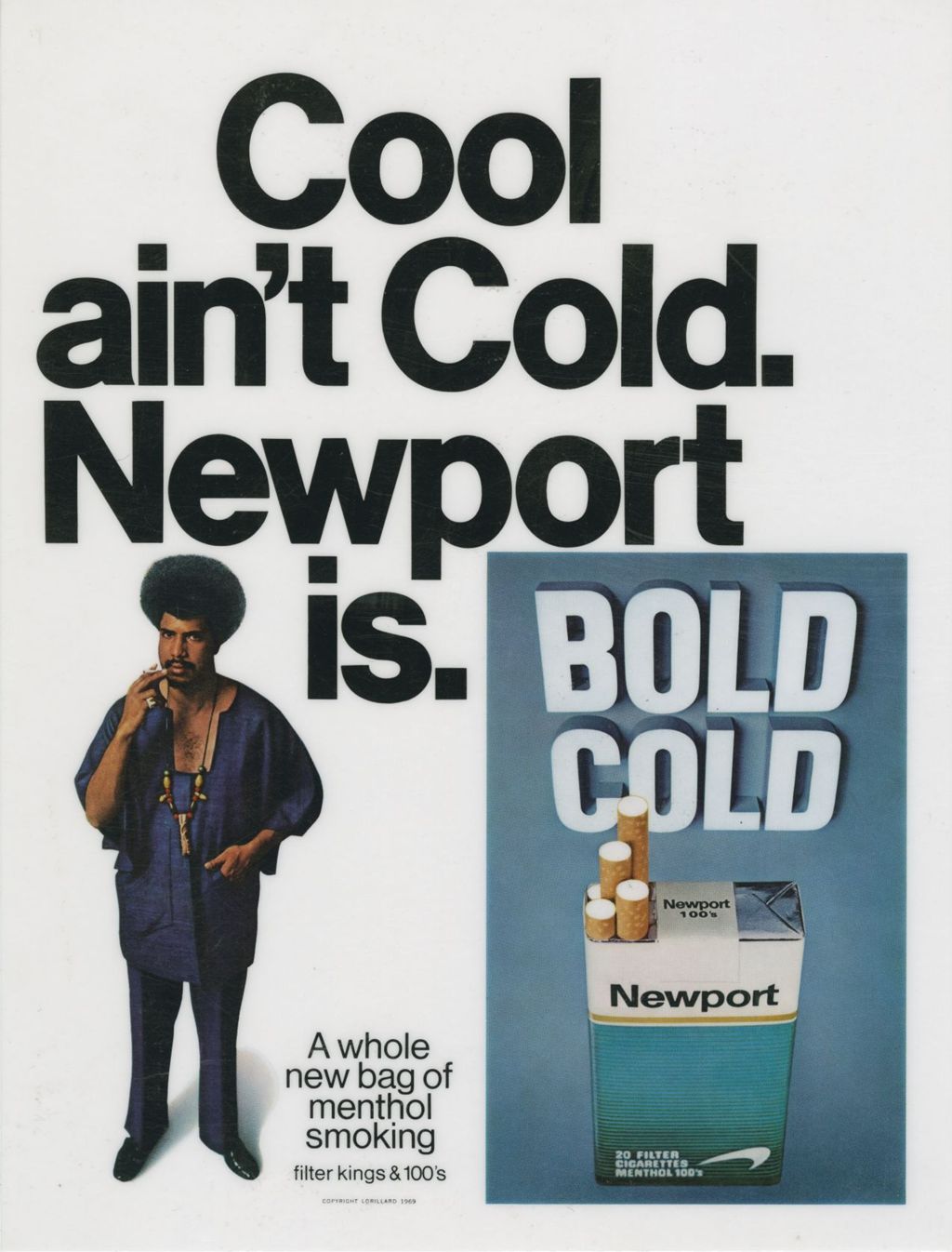 Cool ain't Cold, cigarette advertisement