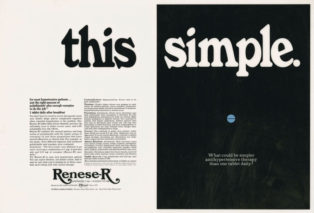 this simple.; advertisement for Renese-R