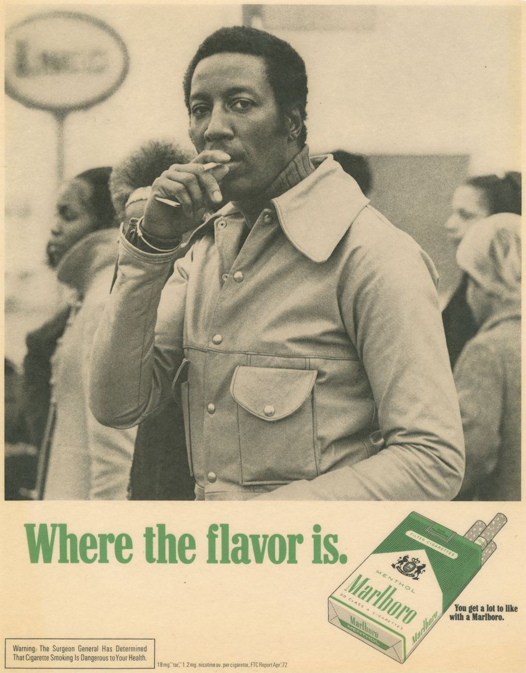 Miniature of Where the flavor is., Marlboro cigarette advertisement
