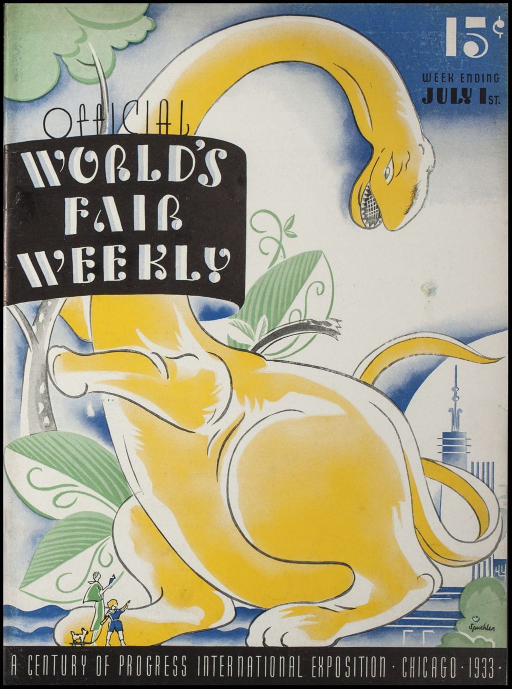 Miniature of World's Fair Weekly, Week Ending July 1, 1933