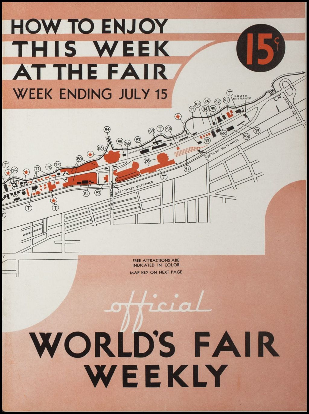Miniature of World's Fair Weekly, Week Ending July 15, 1933