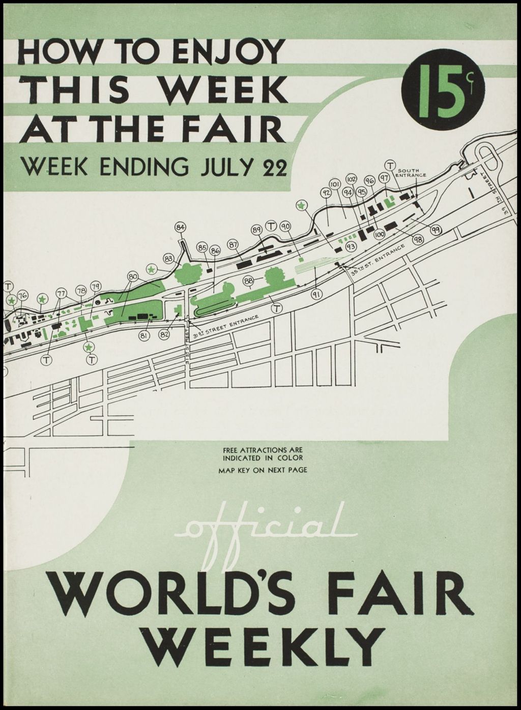 Miniature of World's Fair Weekly, Week Ending July 22, 1933