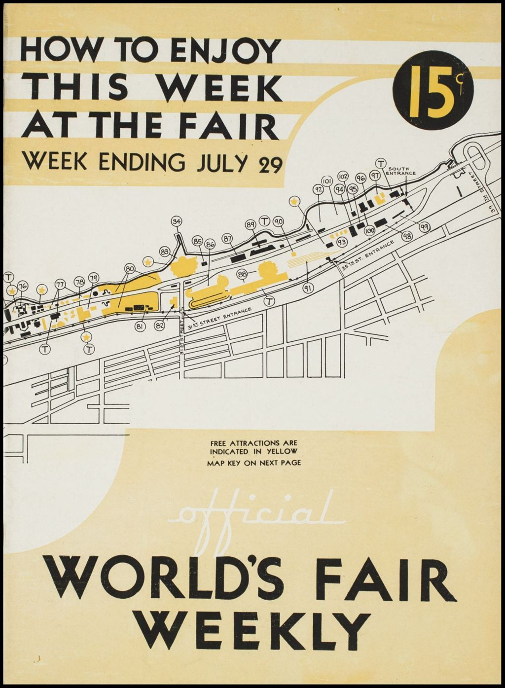 Miniature of World's Fair Weekly, Week Ending July 29, 1933
