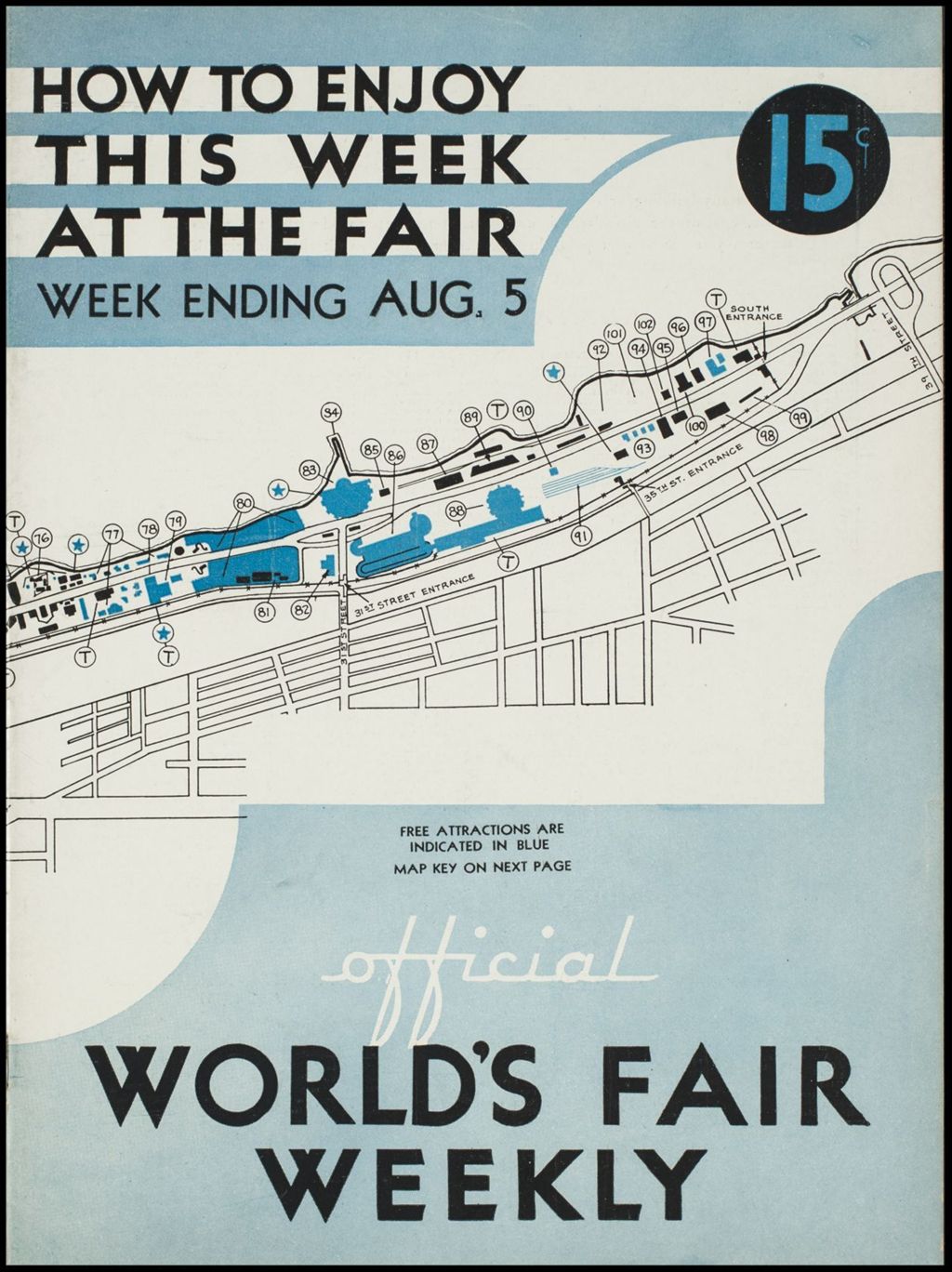Miniature of World's Fair Weekly, Week Ending August 5, 1933
