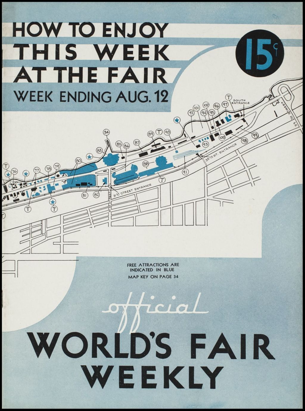 Miniature of World's Fair Weekly, Week Ending August 12, 1933