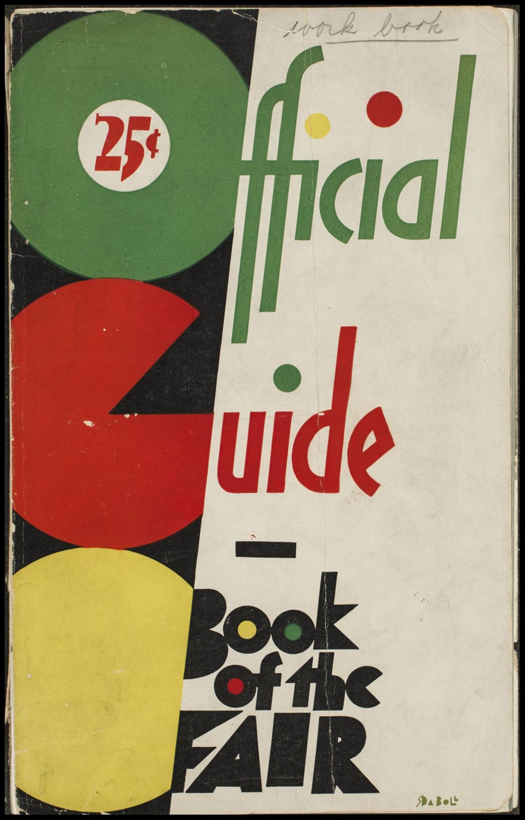Miniature of Official Guide Book of The Fair, 1933 (Folder 16-175)